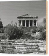 The Temple Of Hephaestus In Athens 03 #1 Wood Print