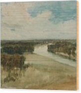 The Thames From Richmond Hill Wood Print