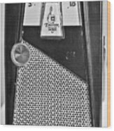 Transistor Radio Blown Up Wood Print