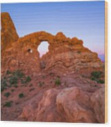 Turret Arch Sunrise #1 Wood Print