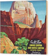 Usa Utah Vintage Travel Poster Restored Mixed Media By Vintage Treasure