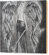 Valkyrie Angel Wood Print