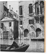 Venice Canal, 1969 #1 Wood Print