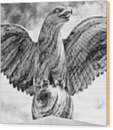 Victorious Eagle Of Marble #1 Wood Print