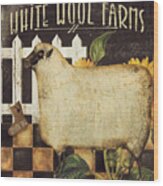 White Wool Farms #2 Wood Print