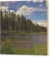 Yellowstone River #1 Wood Print