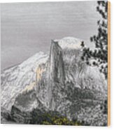 Yosemite Half Dome  #1 Wood Print