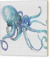 Octopus #10 Wood Print