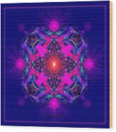 1028 -  A Mandala Purple And Pink 2017 Wood Print
