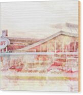 10925 Arrowhead Stadium Wood Print