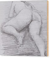 Nude Study #112 Wood Print