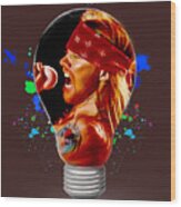 Axl Rose Collection #9 Wood Print