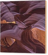 Lower Antelope Canyon #14 Wood Print