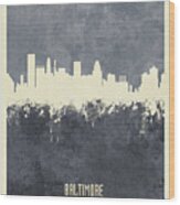 Baltimore Maryland Skyline #13 Wood Print