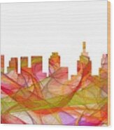 Philadelphia Pennsylvania Skyline #13 Wood Print