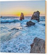 Soberanes Point Big Sur California Sunset #13 Wood Print