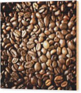 Espresso And Coffee Grain #14 Wood Print