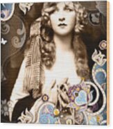 Nostalgic Seduction Goddess #88 Wood Print