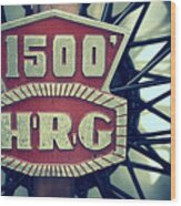 1500 Hrg Emblem Wood Print