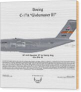 Boeing C-17 Globemaster Iii #1 Wood Print