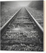 Railway Tracks #17 Wood Print