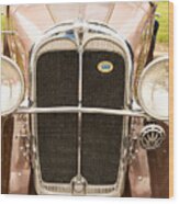 1931 Willys Convertible Car Antique Vintage Automobile Photograp Wood Print