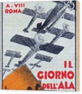 1930 Italian Air Show Wood Print