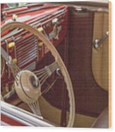 1939 Ford 4 Door Deluxe Convertible 5542.11 Wood Print