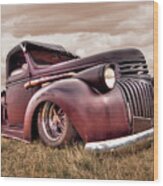 1941 Rusty Chevrolet Wood Print