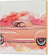 1948 Dodge Coupe As Seen In Luckenbach Texas By Vivachas Wood Print