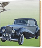 1954 Bentley Drop Head Coupe Wood Print