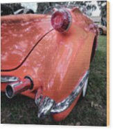 1955 Corvette Tail Light Wood Print