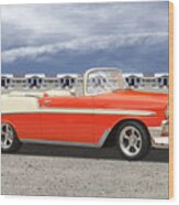 1956 Chevrolet Belair Convertible Wood Print