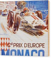 1963 F1 Monaco Grand Prix Wood Print