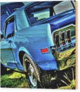 1968 Ford Mustang Wood Print