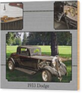 1933 Dodge Vintage Classic Car Automobile Photographs Fine Art P #2 Wood Print
