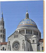 Basilica Of The National Shrine Of The Immaculate Conception #2 Wood Print