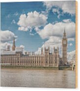 Big Ben And Parliament Building #2 Wood Print