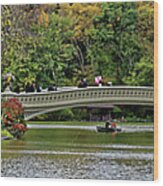 Bow Bridge Central Park #2 Wood Print