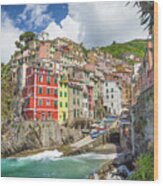 Colors Of Cinque Terre #2 Wood Print