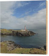 Eilean Glas Lighthouse #3 Wood Print