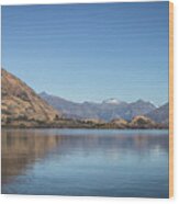 Lake Wanaka In New Zealand #2 Wood Print