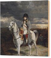 Napoleon Bonaparte On Horseback #2 Wood Print