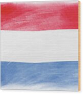 Netherlands Flag #2 Wood Print