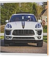 Porsche Macan #porschemacan #porsche #2 Wood Print