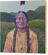 Sitting Bull #2 Wood Print