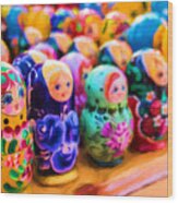 Mother Russian Matrushka Nesting Doll Family Wood Print