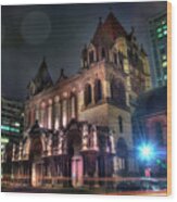 Trinity Church - Copley Square Boston #2 Wood Print