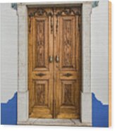 Typical Ericeira Door #2 Wood Print