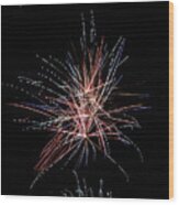 2017 Fireworks Wood Print